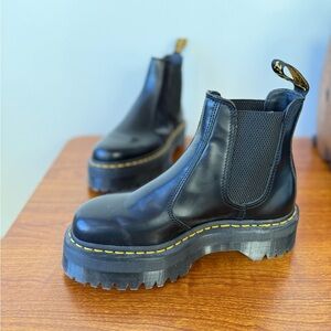 Dr. Martens 2976 Platform Black Chelsea Boots - Women’s 8